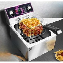 2구 튀김 기계 감자 대용량 식당 바스켓 어묵 츄러스, 타이밍모델(단일실린더12L3000W)