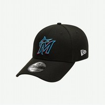 뉴에라 940 MLB 핀치히터 마이애미 말린스 볼캡 블랙 12033043, 상세설명 참조
