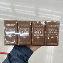 남양유업 백미당 유기농 네모우유 초콜릿 125ml x 4 x 2개, 종이박스포장