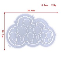 레진아트재료 키트 세트 몰드 뜨거운 공기 풍선 그림 사진 프레임 수지 금형 DIY 에폭시 주조 주최자 실리콘 금형123239, Mold