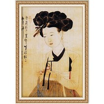 퍼즐라이프 신윤복 미인도 인물화 1000피스 직소퍼즐액자 PL1246, 퍼즐+매트앤틱액자
