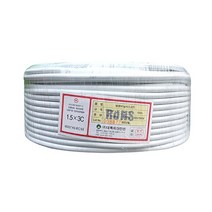 지산전선 VCTF 1.5SQ 3C 전선 백색 100m, 1개