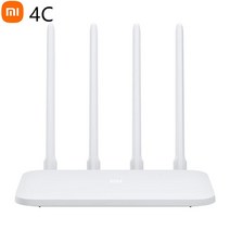무선 라우터 공유기 기존 Xiao mi Mi WIFI 라우터 4C Roteador APP 제어 64 RAM 802.11 b/g/n 2.4G 300Mbps, 04 add UK adapter