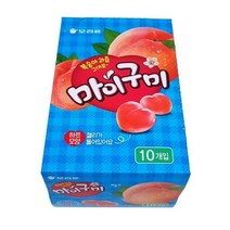 마이구미 복숭아 1P 66g 40입 과즙 구미 젤리 간식 과자 박스, 106D_단일옵션