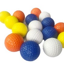 GOLF 10개 소프트 스펀지 실내 연습용 골프공 연습볼, 단품, 단품
