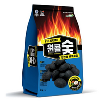 원콜 정품 원콜숯일반형 2kg, 4봉
