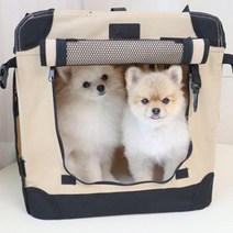 강아지 외출 이동장 컨넬 켄넬 소형견 중형견 소프트 캐리어, 프리미엄 소프트켄넬 브라운-XL size