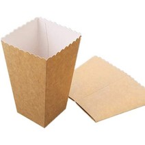 물결종이컵 크라프트종이컵 크래프트용기 웨딩 파티 공급 장식에 대 한 6pcs 자연 치료, 6개 세트, 900ml