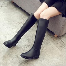 라오농 여자 여성 장마철 심플 고급 고무 롱 레인부츠 패션 +0d206LL키높이 신발 운동화 힐