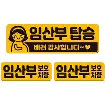 에스오디 임산부가 타고 있어요 탑승중 차량용 스티커 자석 탈부착 반사 SPB-591, 혼합색상, 1세트