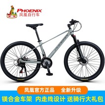 피닉스 마그네슘 합금 MTB 경주 자전거 청소년 성인용, Youlong27단유압디스크그레이레드27.5