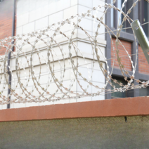 철조망 군대 육군 월담 방지 도난 방지 교도소 케이지, 스테인레스 이중 나선 직경 45cm 10m