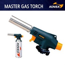 코베아 마스터 원터치 점화 캠핑 요리용 가스 토치, 단품