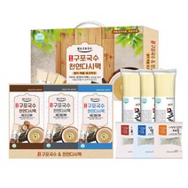 구포국수 다시팩 3p선물세트(트레이) 일반소면 315g + 다시팩 3종