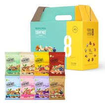 투데이넛 너트한줌 8종 선물세트 20g 40봉, 1세트, 800g