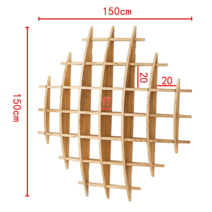 수납 아트월선반 카페선반 찻장 카페장 앤틱 빈티지 아트월 카페 벽선반 엔틱 인테리어 선반, 원목 150x17x150