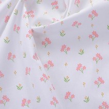 페브릭 옥삼 직물꽃프린트 코튼 리버티 능직 패브릭 퀼트 침구 아기 시트 DIY 바느질 액세서리 하프 미터, 28 S023_01 0.5mX1.6m
