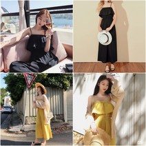 린넨 슬립 롱원피스 끈나시 맥시 원피스 여름 휴가 휴양지 민소매 바캉스 점프수트 비치웨어