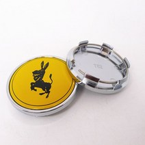 휠캡 휠커버 페라리 말 당나귀 휠 센터 허브 캡 자동차 스타일링 커버 56mm 엠블럼 배지 스티커 액세서리 62mm 4 개입, 1.A