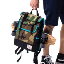 페니보드 2022 백 4륜 전동 보드 숄더 서핑 더블 휨 스포츠 경량 커버, 카모플라쥬-20638(피쉬보드백팩)