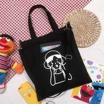 여대생크로스백 가방 여성 단아한 대학생 차 안 대용량 숄더 토트 돛 천주머니 1843817970