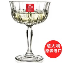 칵테일잔 이탈리안 RC R수입 크리스탈 유리 와이드 샴페인 고블렛 디저트컵 마티니 1190572308, 오보 칵테일잔 240ml 단독 가격