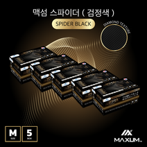 MAXUM[맥섬] 다이아몬드그립형 맥섬스파이더니트릴블랙갑400매 6.5g 고중량 식품용 캠핑용 세차용 정비용 산업용 국내산재료사용 차량용품 낚시용 스마트소비자의선택=감사합니다., 맥섬스파이더블랙500매M고중량, 100개