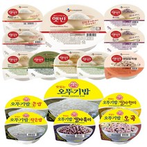 CJ 햇반 | 맛있는 오뚜기밥 | | 현미 잡곡 흑미 오곡 솥반 즉석밥 8/18/24/36개, CJ제일제당 햇반 현미쌀밥 210g 24개