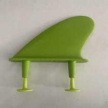 서핑보드 수중보드 서핑 보드 소프트 탑을위한 플라스틱 수지 핀 3 개 세트, 1 Pcs Green