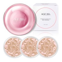 에이지투웨니스 에센스커버 뉴오리지널 팩트 핑크케이스 + 리필 3p, 핑크라떼 23호, 1세트