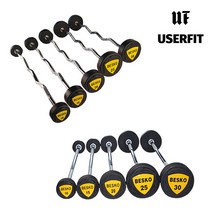 베스코 우레탄 TPU 헬스장 바벨 일자바 컬바 이지바 10~30kg, 일자바 15kg