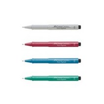 파버카스텔 에코피그먼트 라이너 펜 4색 낱색 0.05mm-0.8m, 1개, 블랙0.8