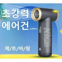 초강력 에어건 미니 고압 제트팬 캠핑 휴대 경량, 2세대 - 레드(풍속 20M/S)