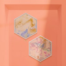 위아트 추상화 몬드리안 앙리마티스 그림 모던아트 육각 팔각 다각액자 12종, 8.몬드리안_브로드웨이 부기우기(팔각)
