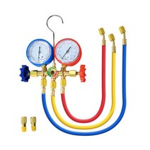 r410a R410A R22 매니폴드 듀얼 게이지 세트 AC A/C 색상 호스 에어컨 HVAC 60
