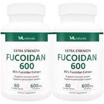 My Life [미국번개배송] 신제품 착한명품 마이라이프 내추럴스 후코이단 600mg 60정, 2개