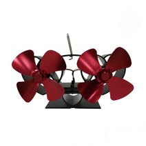 동력팬 난로팬 타프팬 무동력에코팬 캠핑 공기순환기 연기 파이프에 화력 발전 가열로 에너지 절약형 팬 화력 비자석 벽걸이 형 벽난로 팬, 스타일 17