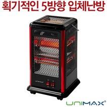 유니맥스 오방난로 가정용 전기히터 업소용 전기스토브 사무실 석영관 히터 이동식 난방기, 오방난로+멀티탭_ 누전차단 3m