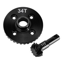 RC 오버 드라이브 언더 차동 액슬 스틸 헬리컬 기어 1/10 rc 크롤러 TRX4 TRX6 업그레이드용, 2.Stock Gear