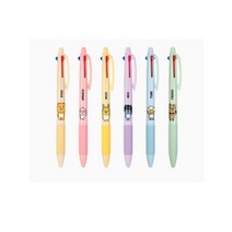 카카오프렌즈 카카오 3색볼펜 볼펜 멀티볼펜 멀티펜 3색펜, 라이언/1개