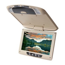 자동차 천장형 모니터 TV 화면 화물차 고화질 캠핑카, 베이지 9인치 모니터+12V