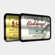 세경케이알 회사현판 회사간판 아크릴금속간판 표찰 표시판 안내판 간판 문패 팻말 사무실명판 사무실현판 아크릴현판 실내간판, B형 골드(30x12cm), 컬러평판인쇄