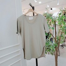 TTBAM6TSEI055 토모톰스 어깨 패드 반팔 티셔츠 TTBAM6TSEI055