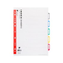 [코리아문구사] 알파 인덱스간지 A4(PP) Ai-690-7 5분류
