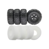 JoiJoy 조이조이 4피스 112 휠타이어 세트 예비용 MN90 MN91 RC 취미용 자동차 DIY 개조C