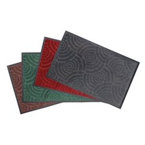 제이오마켓 써클 카펫 현관매트 120X150cm 레드 미끄럼방지 업소용 사무실 아파트현관 매장입구 발매트