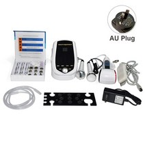 플라즈마 고주파마사지기 갈바닉 머신 다기능 다이아몬드 미세 박피술 초음파 피부 스크러버 관리 핫 앤 콜드 해머 스크래핑 미용 장비, 4.AU Plug
