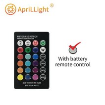 RGB Led 투광 조명 100W 50W 30W 20W AC 110V/220V IP68 방수 야외 Led RGB 스포트 라이트 반사판 램프 조경 조명, With battery, 110V