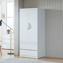 [천삼백케이] [로쏘] 사토 2단 서랍 옷장 800, 아카시아