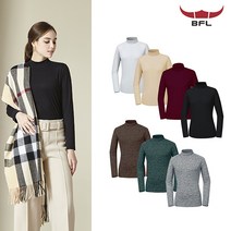 (무배)한솔 FW 신상품 여성 소프트 기모 셔츠 반목폴라 골프웨어 베이직 데일리 웨어 7종세트